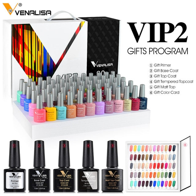 Venalisa VIP2 gel nail polish set