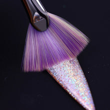 Load image into Gallery viewer, Rhinestone Handle Nail Brush Gradient Dust,Glitter &amp; Powder Remover
