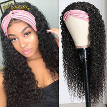 Load image into Gallery viewer, Perfect Fit Culry Hair Headband Wigs for Black Women
