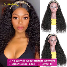 Load image into Gallery viewer, Perfect Fit Culry Hair Headband Wigs for Black Women
