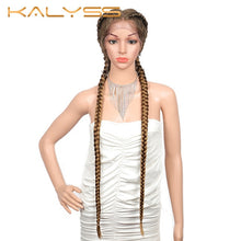 Load image into Gallery viewer, Kalyss 36 Inches  Extra Long 360 Lace Braided Wigs

